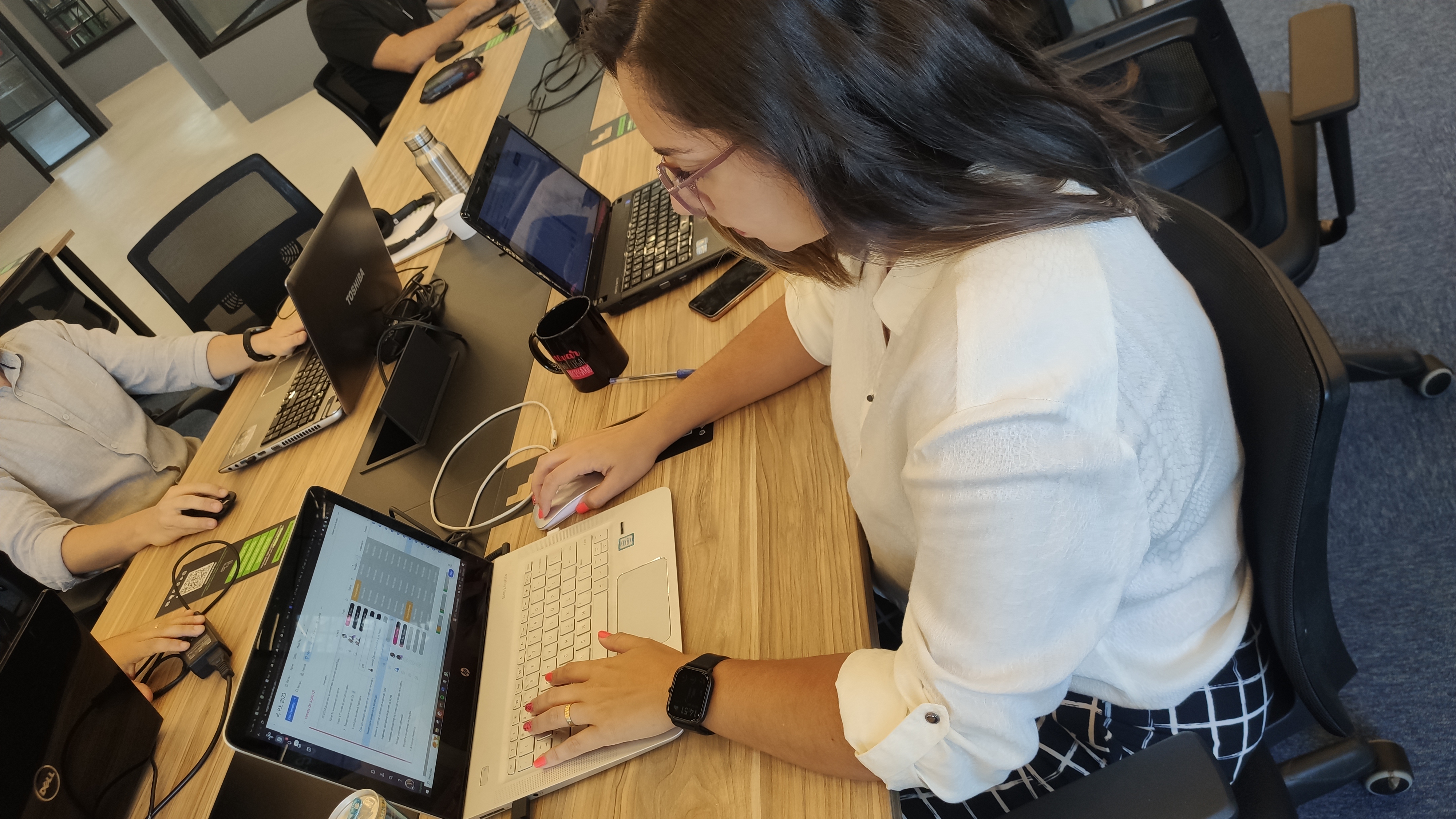 Equipe ALMA trabalhando